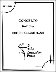 Concerto Euphonium and Piano P.O.D. cover Thumbnail